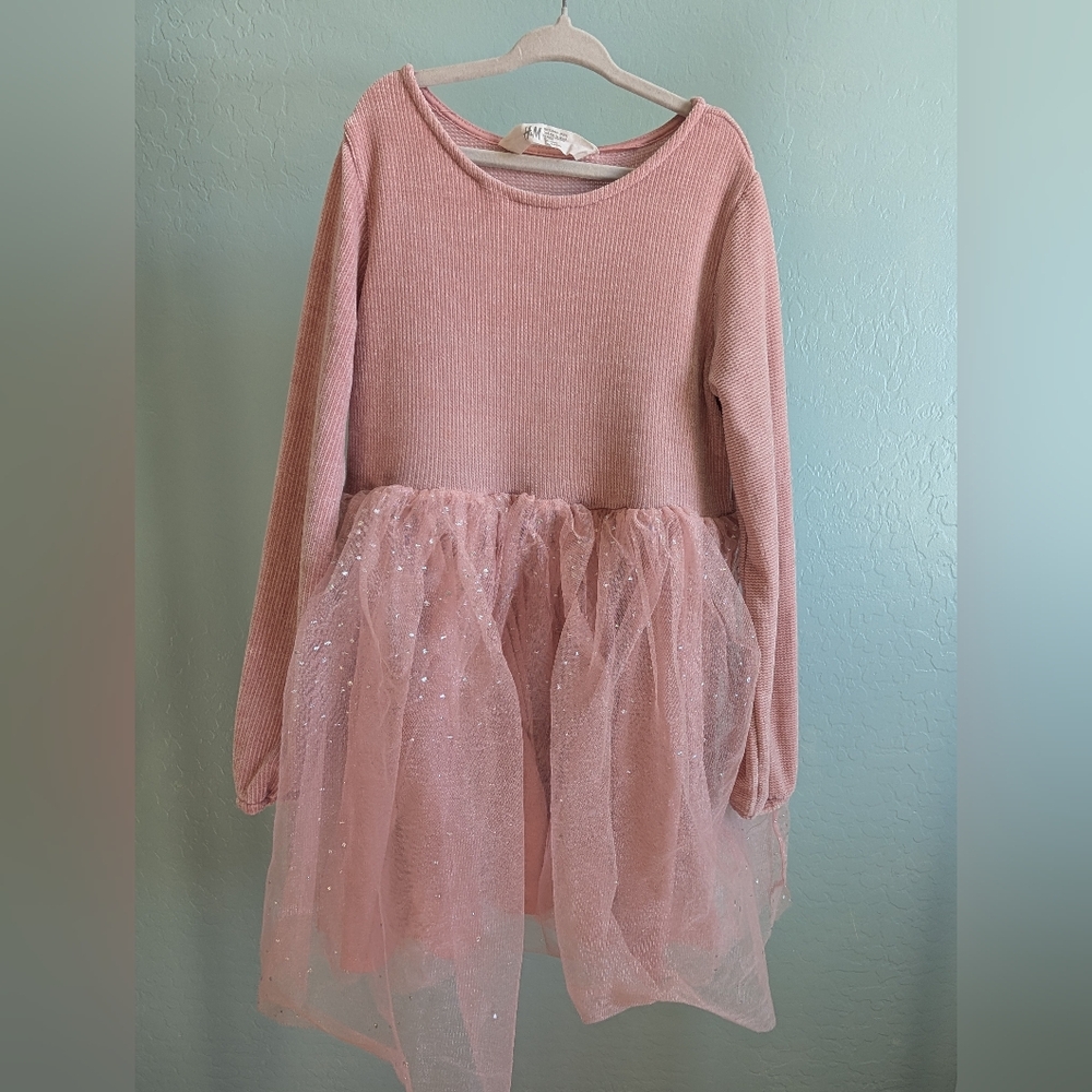 H&M Blush Pink Tulle Dress